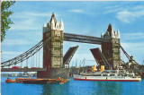 AD 1135 C. P. VECHE -TOWER BRIDGE, LONDON - LONDRA -MAREA BRITANIE