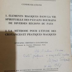 1940 St. Cristescu-Golopentia XIV Congres Internaţional de Sociologie, Éléments