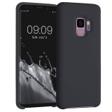 Husa pentru Samsung Galaxy S9, Silicon, Negru, 44182.47, kwmobile