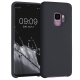 Husa pentru Samsung Galaxy S9, Silicon, Negru, 44182.47, kwmobile, Carcasa