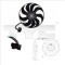Ventilator, radiator VW BORA (1J2) (1998 - 2005) TYC 837-0001