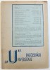 Revista &quot;U&quot; Preocupari Universitare nr. 1/ decembrie 1943