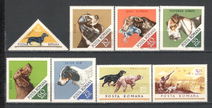 Romania.1965 Caini de vanatoare XR.517