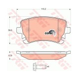 Set placute frana Trw GDB1516, parte montare : Punte spate