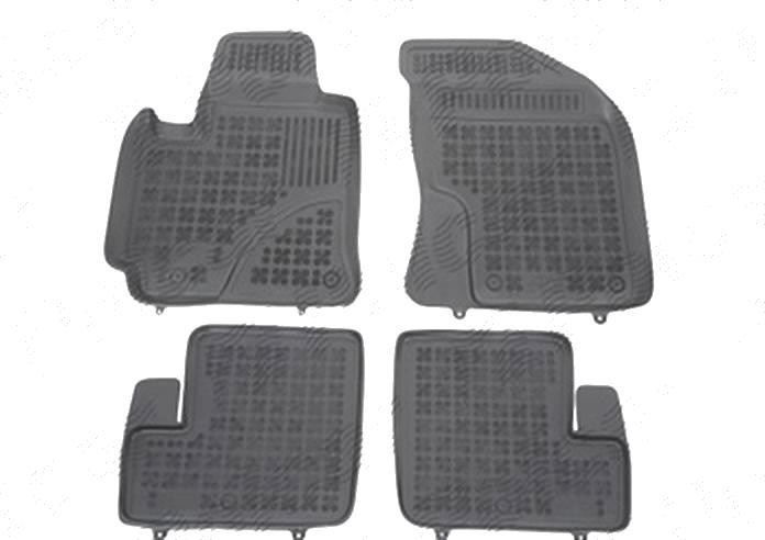 Set covorase auto din cauciuc Toyota Rav4 (Xa20) 01.2004-12.2005 model cu 5 usi; negre, 4 bucati