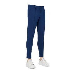 Pantaloni barbati slim albastri PT008