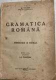 Gramatica romana - H. Tiktin -din biblioteca lui Geo Dumitrescu