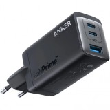 Incarcator Retea Anker 735 GaNPrime III, 65W, 3A, 1 x USB-A - 2 x USB-C, Negru A2668311
