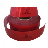 Banda reflectorizanta auto Rosu continua Premium Quality-50m/rola