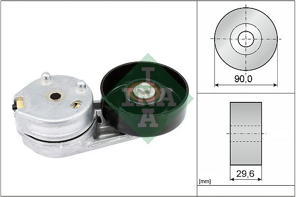INA 534 0358 10 Intinzator curea, curea distributie
