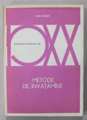 METODE DE INVATAMANT de IOAN CERGHIT , 1980 foto
