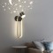 Aplica LED Cu Cer Instelat negru + gold, 35W, 3000k/4000k/6000k