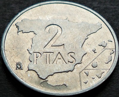Moneda 2 PESETAS - SPANIA, anul 1984 * cod 4476 A foto