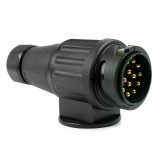 Priza Remorca Auto 13 Pini 12V - Remorci, Rulote, Camioane - Plastic &amp; Alama