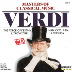 CD Verdi ‎– Masters Of Classical Music, Vol.10: Verdi, original, muzica clasica