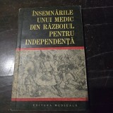 INSEMNARILE UNUI MEDIC DIN RAZBOIUL PENTRU INDEPENDENTA - ZAHARIA PETRESCU