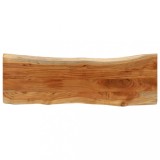 Cumpara ieftin Blat masa 110x40x3,8 cm dreptunghiular lemn acacia margine vie