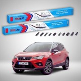 Cumpara ieftin Ștergătoare Seat Arona KJ7 2017-prezent | Set Față Flat &ndash; TeamCar&reg;