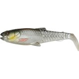 Shad Craft Cannibal Paddletail 8.5cm 7G Green Silver UV 4buc