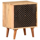 vidaXL Noptieră, 40x30x50 cm, lemn masiv de acacia