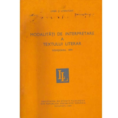 - Modalitati de interpretare a textului literar - 133783 foto