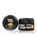 Cumpara ieftin Scrub facial Nish Man Apricot 300 ml