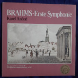 Johannes Brahms - Erste Symphonie _ vinyl,LP _ Supraphon, Germania, 1963, VINIL, Clasica