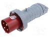 Conector alimentare AC, IEC 60309, IP69K, 63A, 460V, 4 pini, AMPHENOL - 2CMA166792R1000