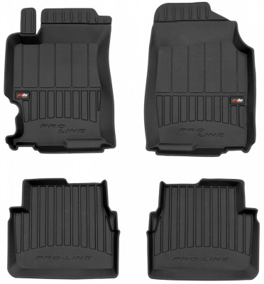 Set Covorase Auto Cauciuc Negro Mazda 6 1 2002-2007 Sedan Pro Line Tip Tavita 3D 3D408203 foto