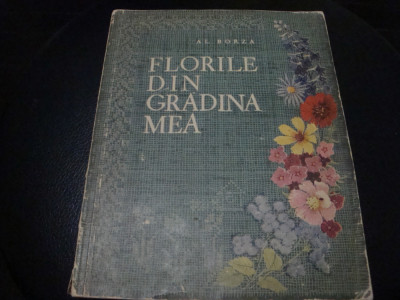 Al. Borza - Florile din gradina mea - 27 planse color - 1960 ( S ) foto