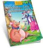 Soricelul de la tara si Soricelul de la oras - carte de colorat A4