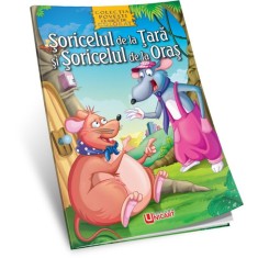 Soricelul de la tara si Soricelul de la oras - carte de colorat A4