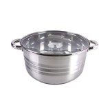 Cratita inox cu capac, 5.5L