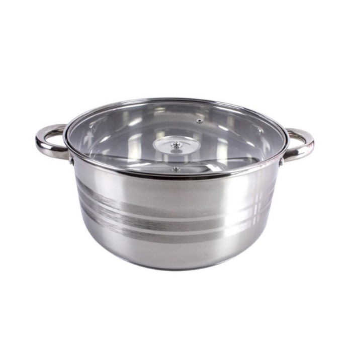 Cratita inox cu capac, 5.5L