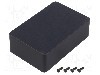 Carcasa aluminiu, 77mmx116mmx38mm, IP54, HAMMOND - 1590B3BK