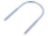 Bridă tip U oțel zinc filet 53mm latime 61mm