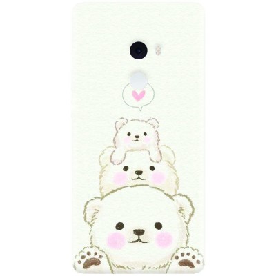 Husa silicon pentru Xiaomi Mi Mix 2, Bear Family foto