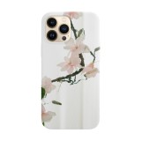 Husa compatibila cu Apple iPhone 14 model Pink magnolia, Silicon, TPU, Viceversa