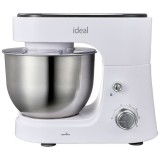 Robot de bucatarie Ideal, IK2901, 2200 W, bol din inox, 4L, alb/argintiu