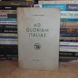 G. KIVARAN-RAZVAN - AD GLORIAM ITALIAE , ROMA , 1937 , DEDICATIE PT. RADU COSMIN