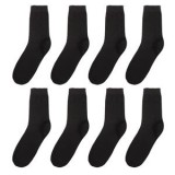 Sosete pentru barbati, Negre, 8 perechi, CMCLASS