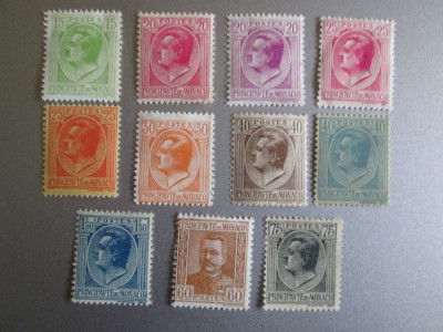 MONACO SERIE MNH/MH=202 foto