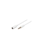 Cablu prelungitor 0.5m alb Jack 3.5 mm 3 pini mama - Jack 3.5 mm 3, Goobay