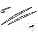 Set stergatoare parbriz Bosch 3397001725 Mercedes-Benz Vito Bus Vito Caroserie V-Class 1996-2003; 650/550mm, 2 bucati. cu diuza de spalare