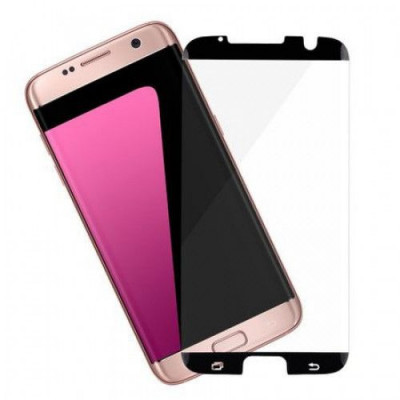 Folie de sticla pentru Samsung Galaxy S7 Edge 3D mini Negru foto