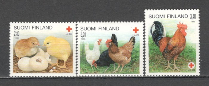 Finlanda.1996 Crucea Rosie-Pasari de casa DF.175