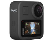 Camera Video de Actiune GoPro MAX 360 Black Edition, Filmare 5.6K, Waterproof, GPS, Wi-Fi, Bluetooth (Negru)