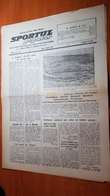 sportul popular 4 august 1953-marile intreceri sportive pe stadionul 23 august foto