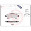 Placute frana Citroen Berlingo / Berlingo First Box (M), Berlingo / Berlingo First Mpv, C2 (Jm), C2 Enterprise (Jg), C3 / C3 Origin 3 (Sx), C3 Aircro, BREMBO