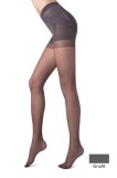 Ciorap Modelator cu Efect de Push-Up X-press 40 Den, Grafit, 5-XL Standard